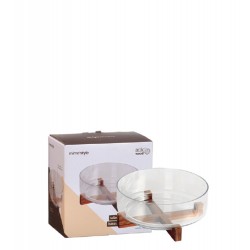 WOOD - SALADEIRA Ø15 X 10 CM C/ BASE ACACIA