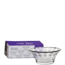 BOWL P/ SOBREMESA 110ML JG C/ 06 PCS COTTON Ø10CM