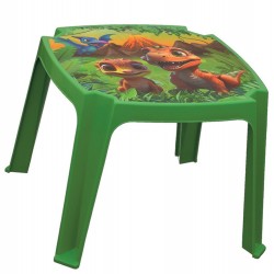 MESA INFANTIL VERDE - LABEL DINOSSAURO 