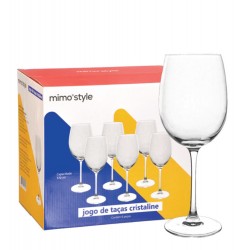 TAÇA CRISTALINE 480 ML - JG C/ 06 PCS