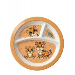 ECOKITCHEN - PRATO P/ REFEICAO INFANTIL TIGRE Ø21,5 CM