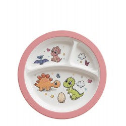 ECOKITCHEN - PRATO P/ REFEICAO INFANTIL DINO Ø21,5 CM