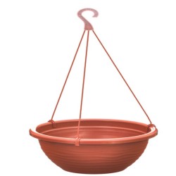 VASO REDONDO ONDULADO 4,2L CERAMICO SUSPENSO