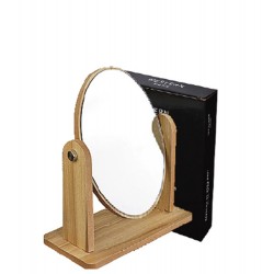 ESPELHO DE MESA OVAL BAMBU 18CM