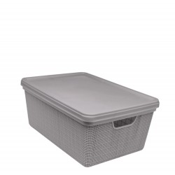 CAIXA JUTA 1,8L C/ TPA CINZA