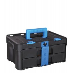 ULTRA BOX - CX FERRAM. MODULAR 7004 C/ 2 GAVETAS TRILHO DE ACO - 47 X 32,8 X 23,9 CM