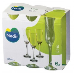 LIRIO TACA P/ CHAMPAGNE 195 ML - JG C/ 06 PCS